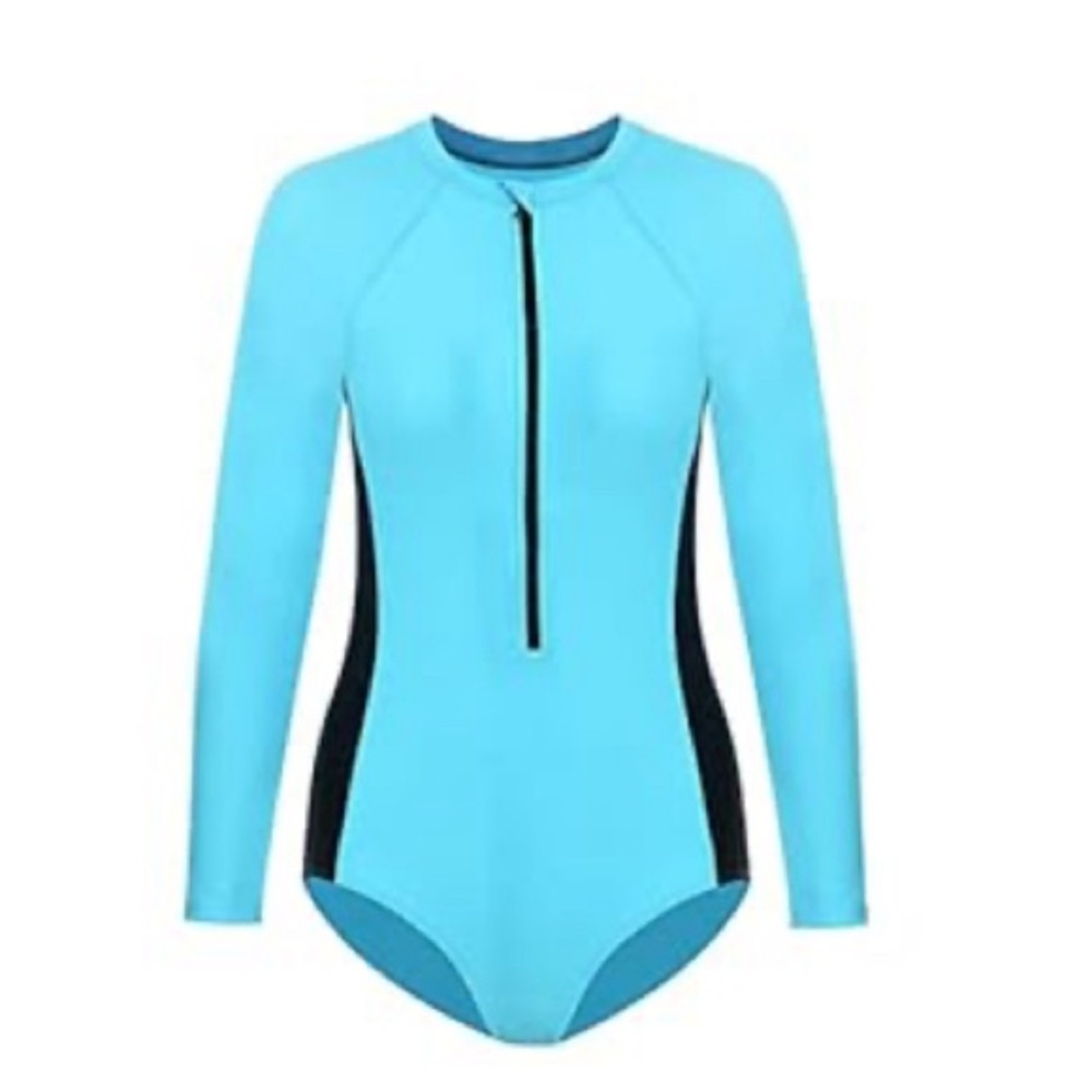 🩵🩵Light Blue Long Sleeve Sweatsuit Swimsuit🩵🩵